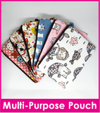 Cartoon Cosmetic Pouch / Pencil Case / Multi Functional Phone Pouch