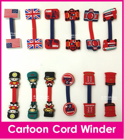 [BUY 1 GET 1 FREE] Country Cord Winder Cartoon Cable Tie