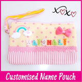 Customised Name TH Phone Pouch / Personalised DIY Cloth Pouch