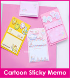 Cartoon Cloud Sticky Memo Post IT Note