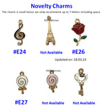Music / Treble Clef / Rose / Lollipop / Novelty / Customised Cartoon Ring Keychain / Personalised Name Bag Tag / Birthday Goodie Bag