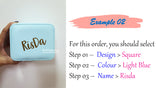 Customised Name Jewellery Storage Box / Travel Essentials