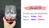 [ CLEARANCE SALE ] Customised Name on Glass Cup Tumbler / Egg Cup