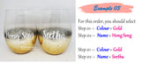 [ CLEARANCE SALE ] Customised Name on Glass Cup Tumbler / Egg Cup