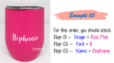 Customised Name Print U Tumbler Cup / Christmas Gift Ideas / Couple Mug / Teacher's Day Present / Valentine Day