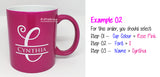 Customised Name Print Cup / Name Print Couple Mug / Colour Changing Cups / Christmas Gift Ideas / Present