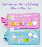 DIY Pencil Box / Cosmetic Pouch / Customised Name / Pencil Case / Multi Functional Phone Pouch