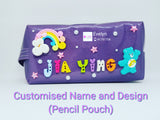 DIY Pencil Box / Cosmetic Pouch / Customised Name / Pencil Case / Multi Functional Phone Pouch