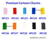 Bricks Lego/ Premium Cartoon / Customised Cartoon Ring Keychain / Personalised Name Bag Tag / Birthday Goodie Bag