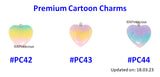 Heart Love / Premium Cartoon / Customised Cartoon Ring Keychain / Personalised Name Bag Tag / Birthday Goodie Bag