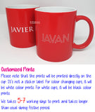 Couple Mug / Customised Name Print Cup / Colour Changing Mug / Valentine Day Present / Anniversary Gift Ideas