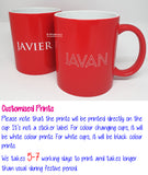 Customised Name Print Cup / Name Print Couple Mug / Colour Changing Cups / Christmas Gift Ideas / Present