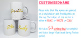 Customised Name Cup (Decal) / Colour Changing Couple Mug / Valentine Day Present / Anniversary Gift Ideas