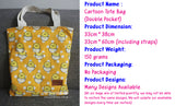 Cartoon Totebag / Canvas Tote Bag / Shoulder Bag / Recycle Bag / Shopping Bag / Tuition Bag