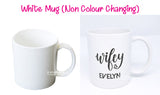 Customised Name Print Cup / Name Print Couple Mug / Colour Changing Cups / Christmas Gift Ideas / Present