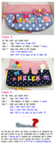Customised Name TH Sling Pouch / Personalised DIY Cloth Sling Bag