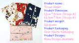 Customised Name Japanese Tissue Holder / Personalised Name Pocket Tissue Pouch