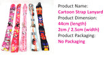 Cartoon Lanyard Strap for Ez-link ID Card Holders - Hello Kitty Princess Frozen Elsa Checkers Black and White