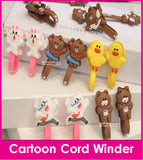 [BUY 1 GET 1 FREE] Line Series Cord Winder Cartoon Cable Tie