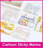 Cartoon Stripe Sticky Memo Post IT Note