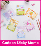 Cartoon Circle Sticky Memo Post IT Note